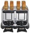 Proctor Silex - Commercial 4-Slice Wide-Slot Toaster - Brushed Chrome - Angle