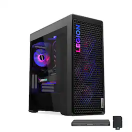 Lenovo - Upgraded - Legion Tower 7i Gaming Desktop,Intel Ultra 9 285K,GeForce RTX 5090,32GB RAM,2TB SSD+1TB Dock Set,Win 11 Pro - Black