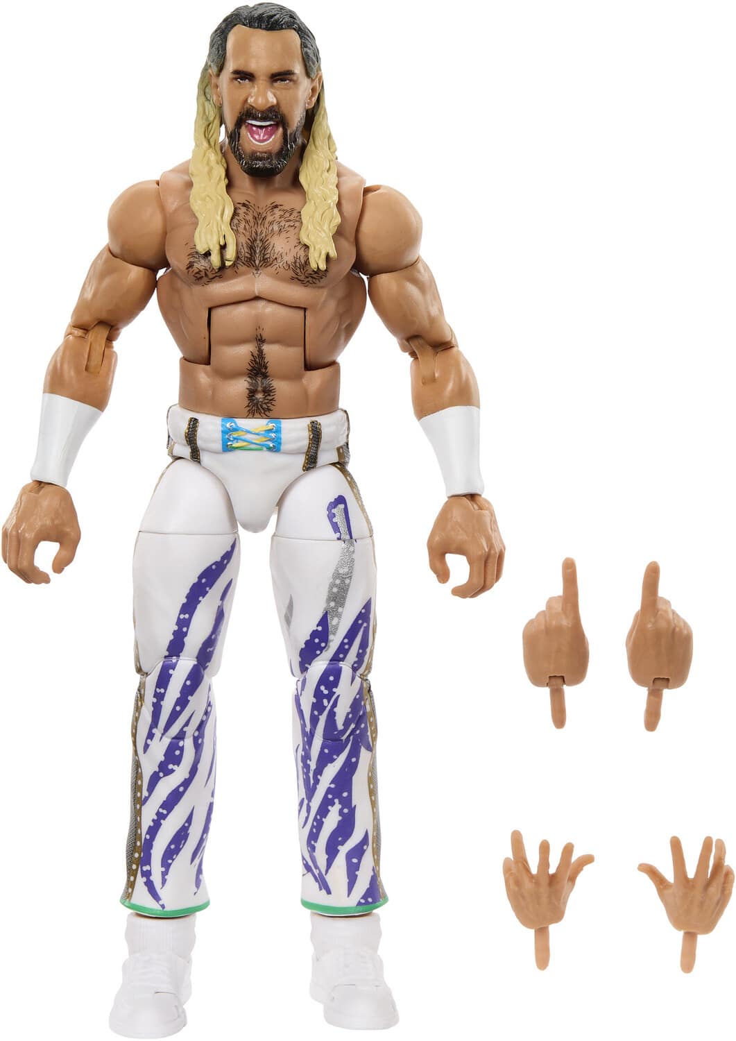 Mattel - Collectible - WWE Elite Collection 6" Seth "Freakin" Rollins Action Figure - COLLECTABLES - Multicolor