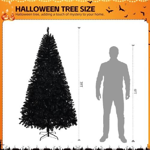 Halloween Tree Size  
Halloween tree, adding a touch of mystery to your home.  

7FT 6FT