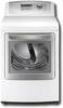 LG - 7.3 Cu. Ft. 12-Cycle Ultra Capacity Electric Dryer - White-Front_Standard