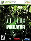 Front Detail. Aliens vs. Predator - Xbox 360.