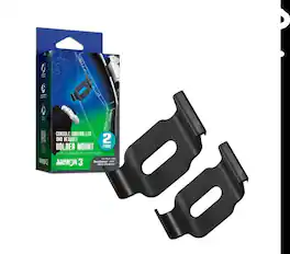 Hyperkin - Armor3 Console Controller and Headset Holder Mount (2 Pcs) for DualSense (PS5™) / Xbox Wireless Controller (Xbox Series