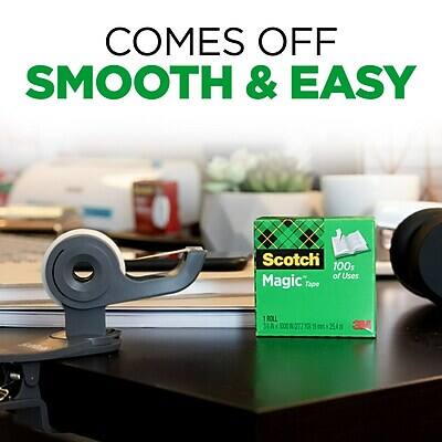COMES OFF SMOOTH & EASY  
Scotch Magic Tape  
100s of Uses  
1 ROLL  
34N  
1000 & 2N  
25  
3M