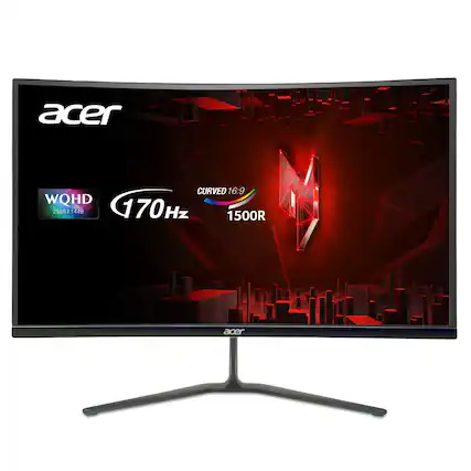 acer
CURVED 16:9 WQHD 2560X1440 170Hz 1500R