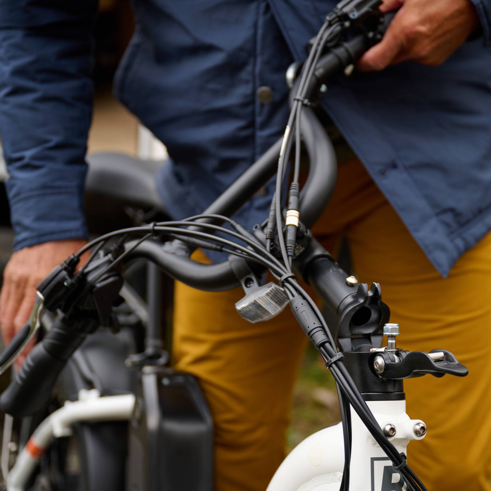 Alt View 14. Rad Power Bikes - RadExpand 5 - Folding ebike w/ 45 miles max operating range & 20 mph max speed - Black.