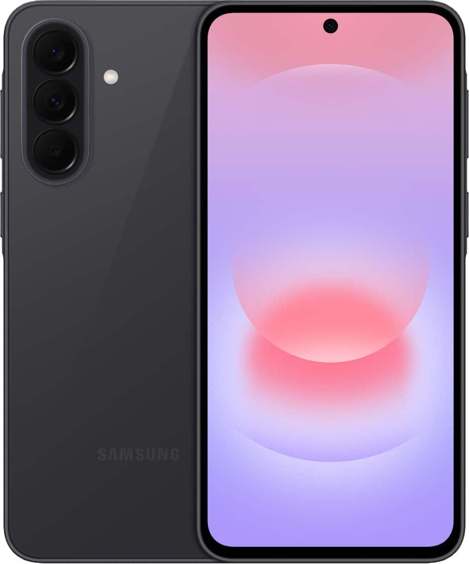 Front. Samsung - Galaxy A37 5G 128GB (Unlocked) - Charcoal.