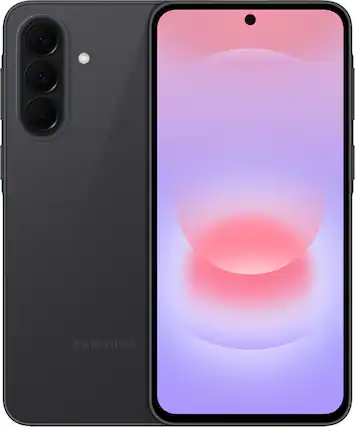 Front. Samsung - Galaxy A37 5G 128GB (Unlocked) - Awesome Charcoal.