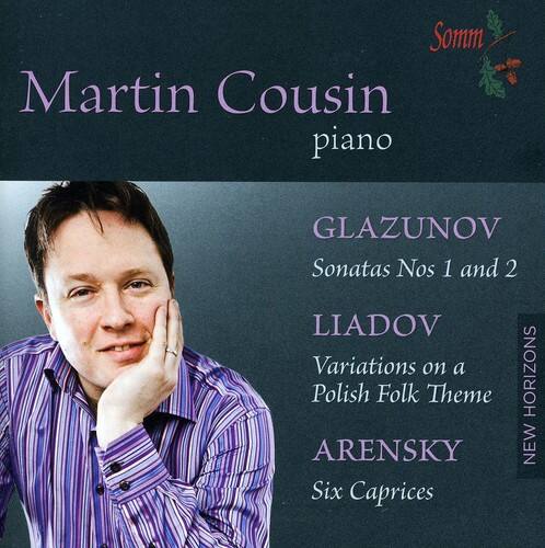 Martin Cousin - Martin Cousin Plays Glazunov Liadov & Arensky   - COMPACT DISCS [CD]