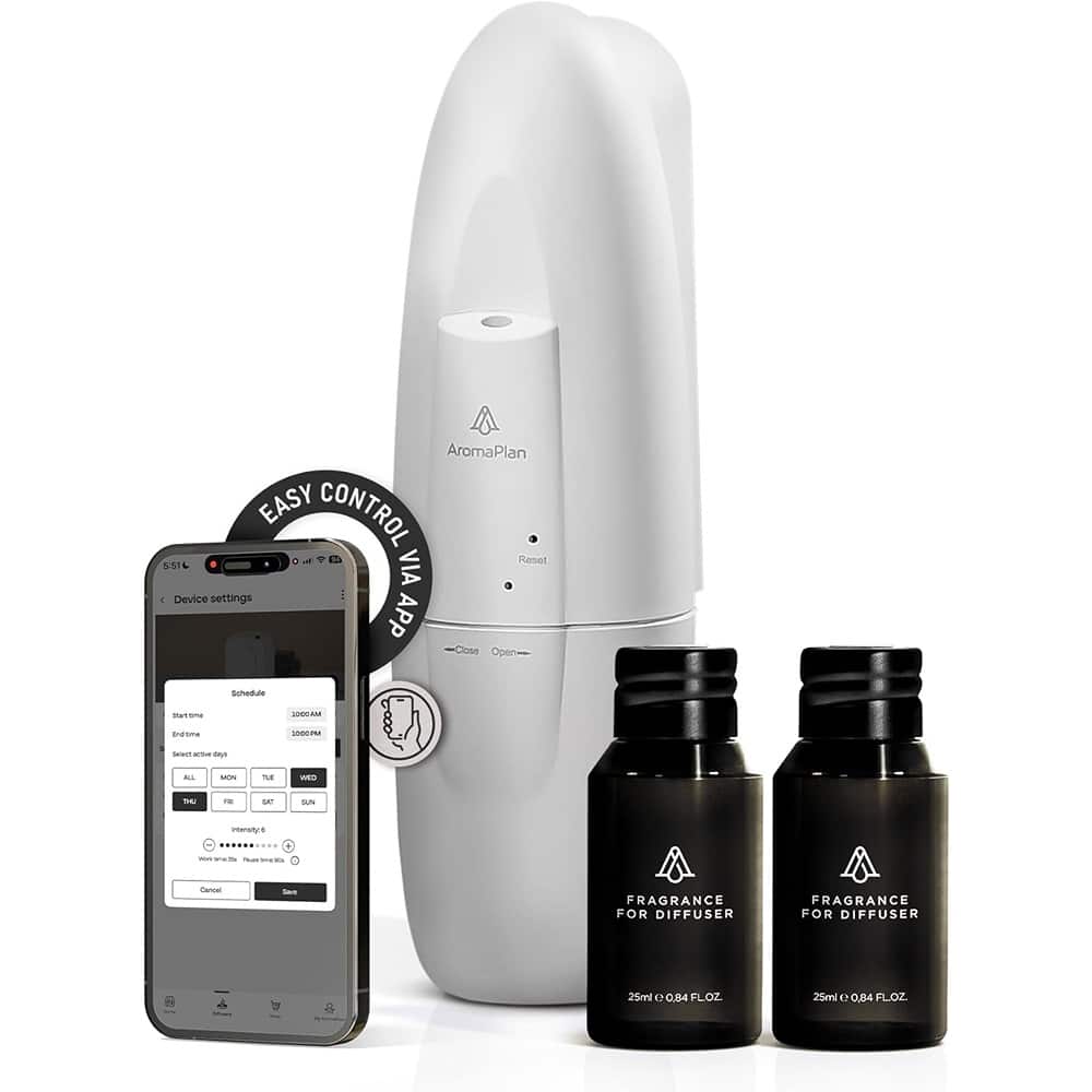 RTMB - 5 Star 2025 Wall Diffuser, White, Waterless Cold Air, Silent, 500 sq ft