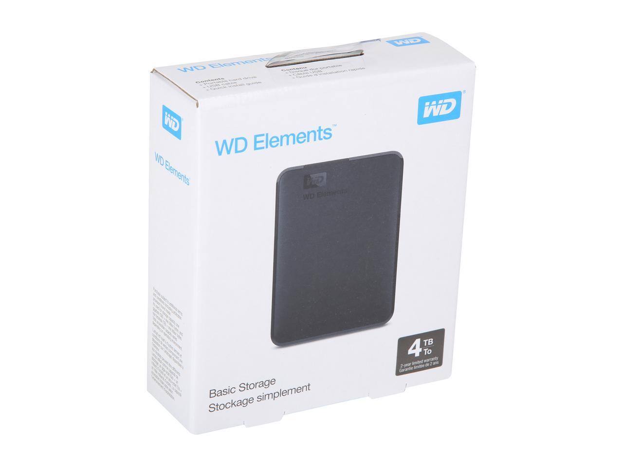 Western Digital WD 4TB Elements USB 3.0 2.5