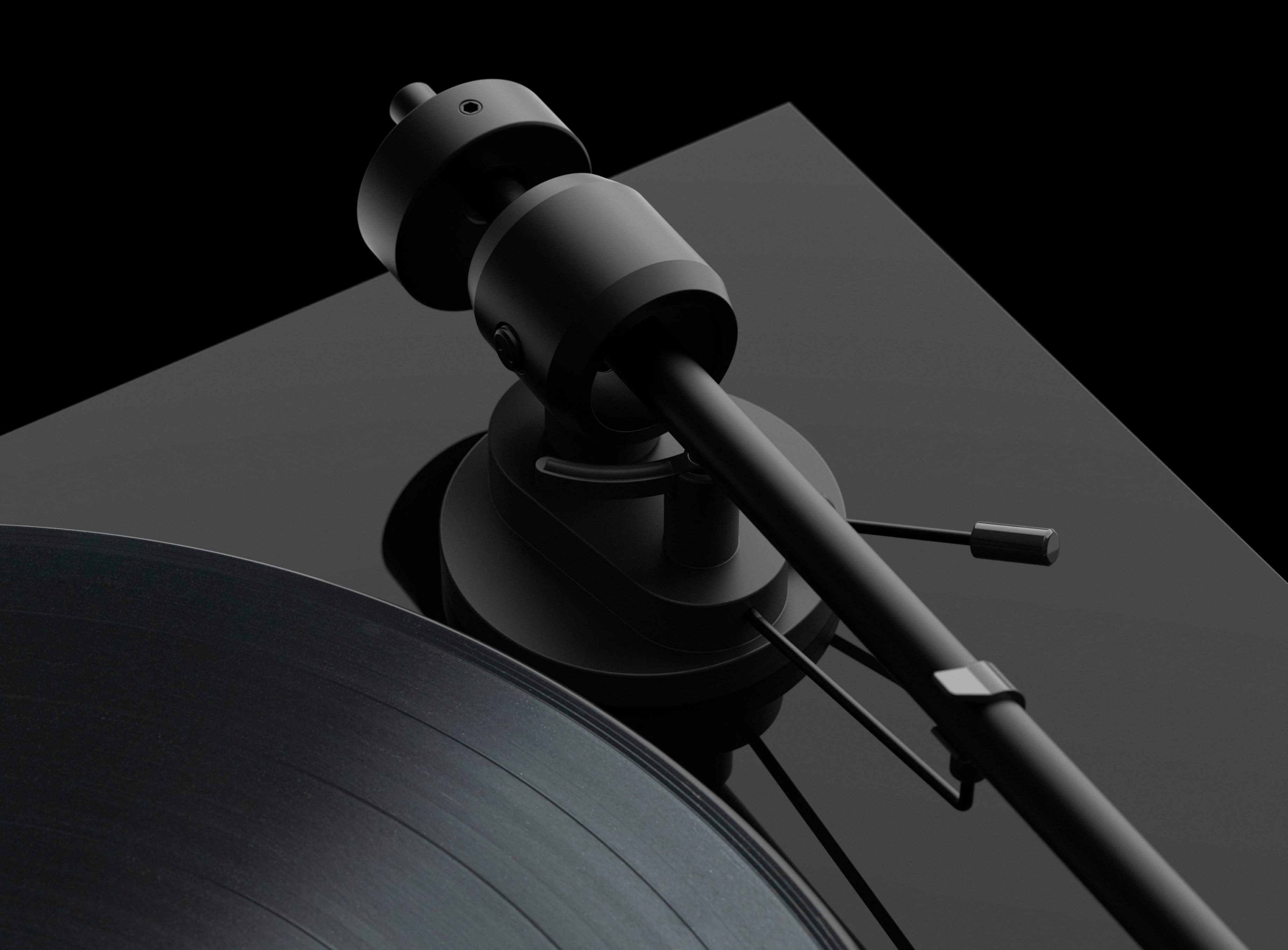 Alt View 13. Pro-Ject - E1 Record Player - Gloss Black.