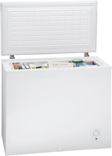 Angle Standard. Frigidaire - 7.2 Cu. Ft. Chest Freezer - White.