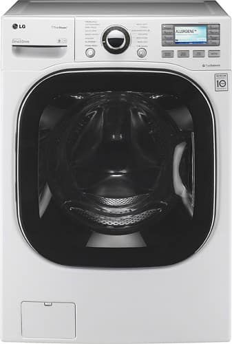 Front Standard. LG - SteamWasher 4.2 Cu. Ft. 14-Cycle Ultra Capacity Washer - White.