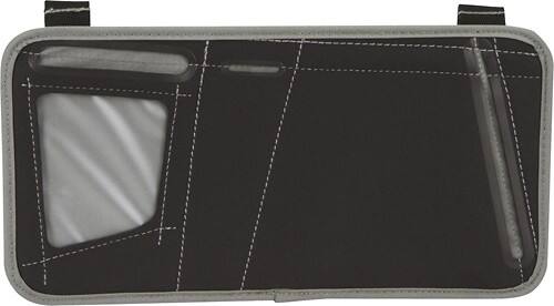 Front Standard. Case Logic - Auto Visor Organizer - Black.