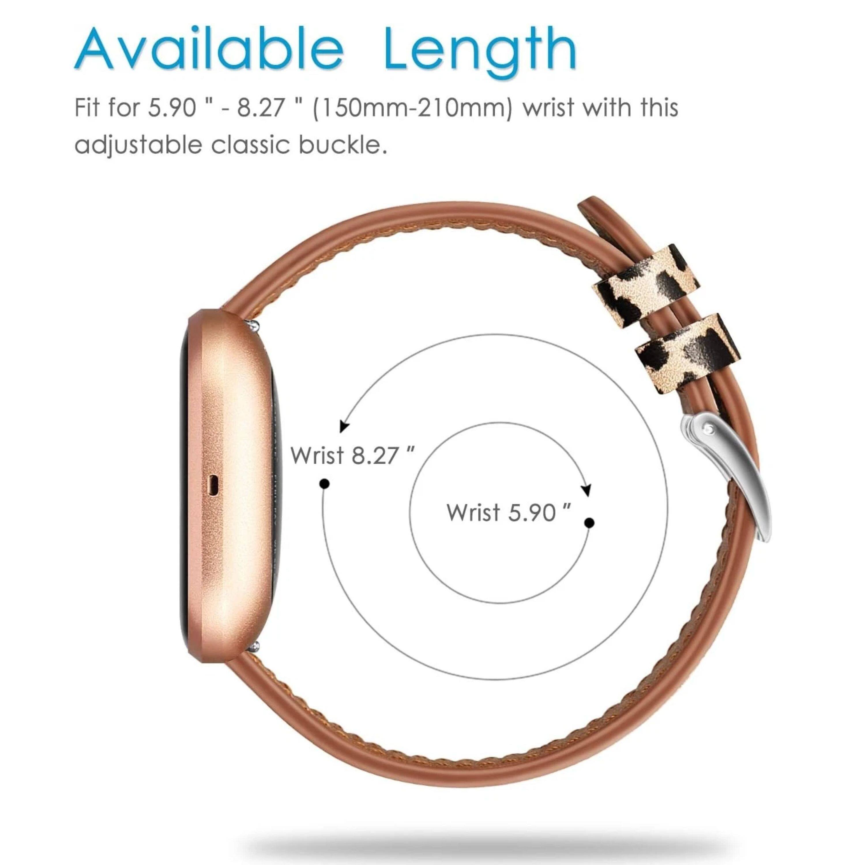 Available Length

Fit for 5.90" - 8.27" (150mm-210mm) wrist with this adjustable classic buckle.

Wrist 5.90"
Wrist 8.27"
