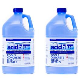 Champion Acid Blue - Muriatic Acid for Removal of Stains on Driveways (2 Pack)
