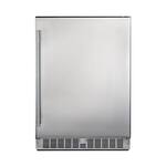 Silhouette - Professional 5.5 Cu. Ft. Built-In Mini Fridge - Stainless steel - Front_Standard