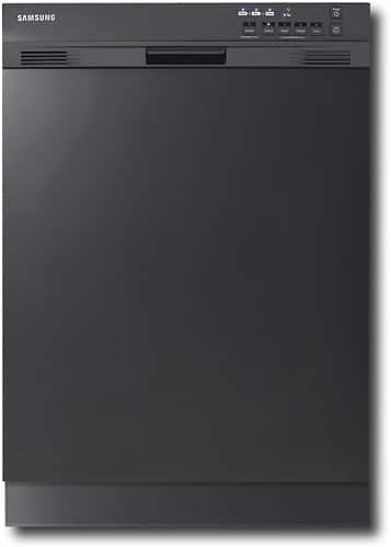 Samsung - 24" Tall Tub Built-In Dishwasher - Black-Front_Standard 