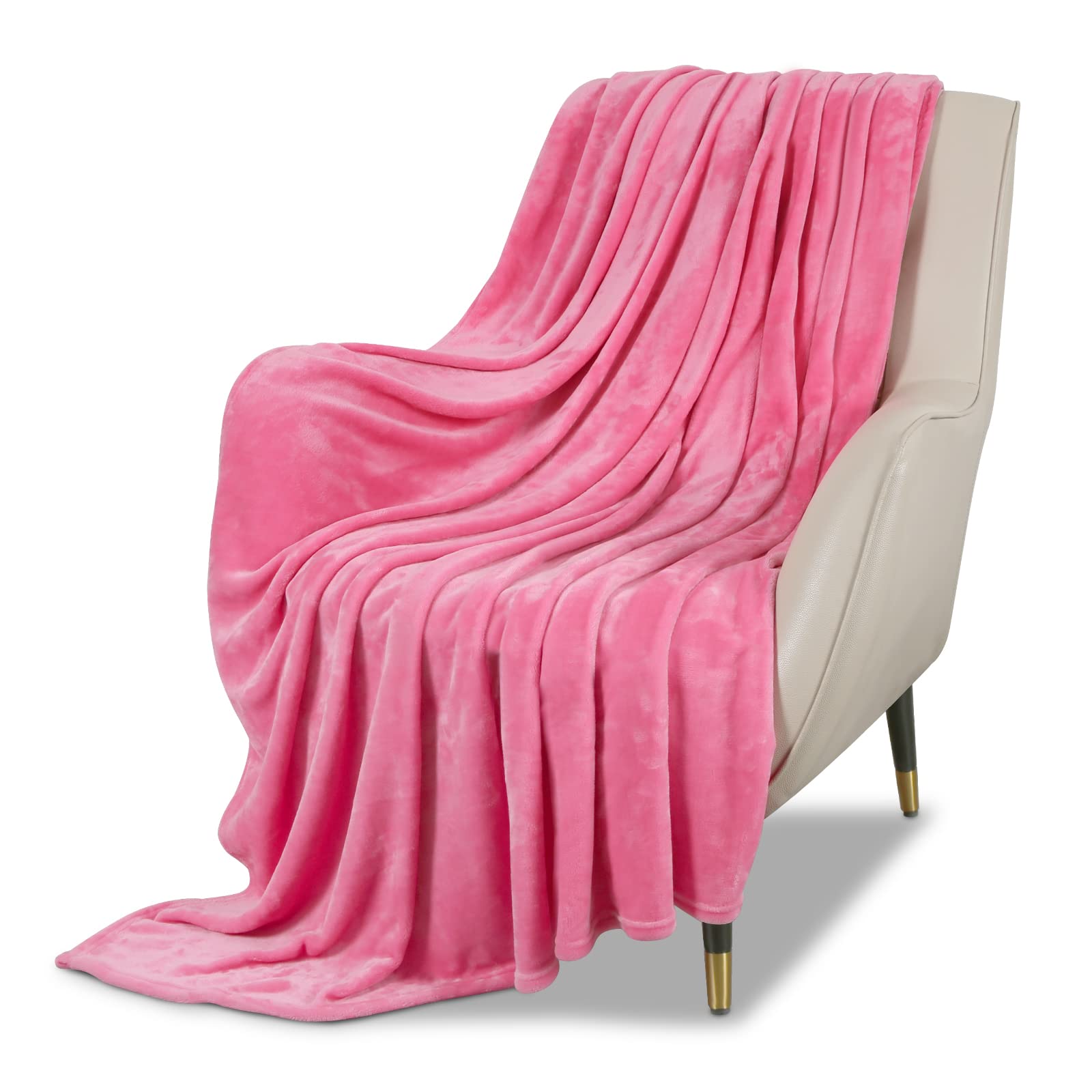 Solid-pink Fleece (50x60 IN)