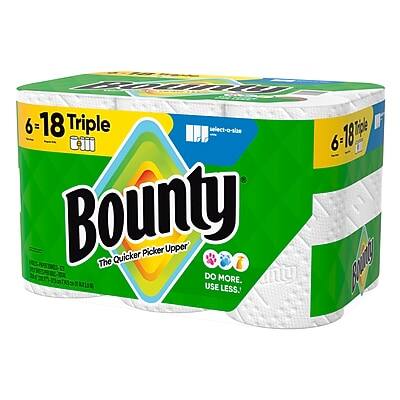 6-18 Triple Select-a-Size  
Bounty The Quicker Picker Upper  
DO MORE. USE LESS.