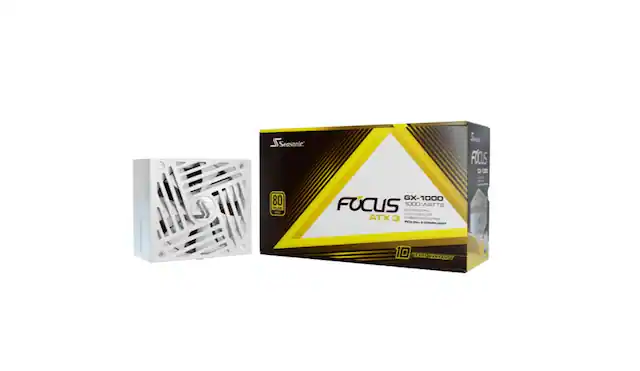 Seasonic FOCUS GX-1000
1000 WATTS
ATX 3.0
80 PLUS PLATINUM
10 YEARS WARRANTY
10 YEARS WARRANTY