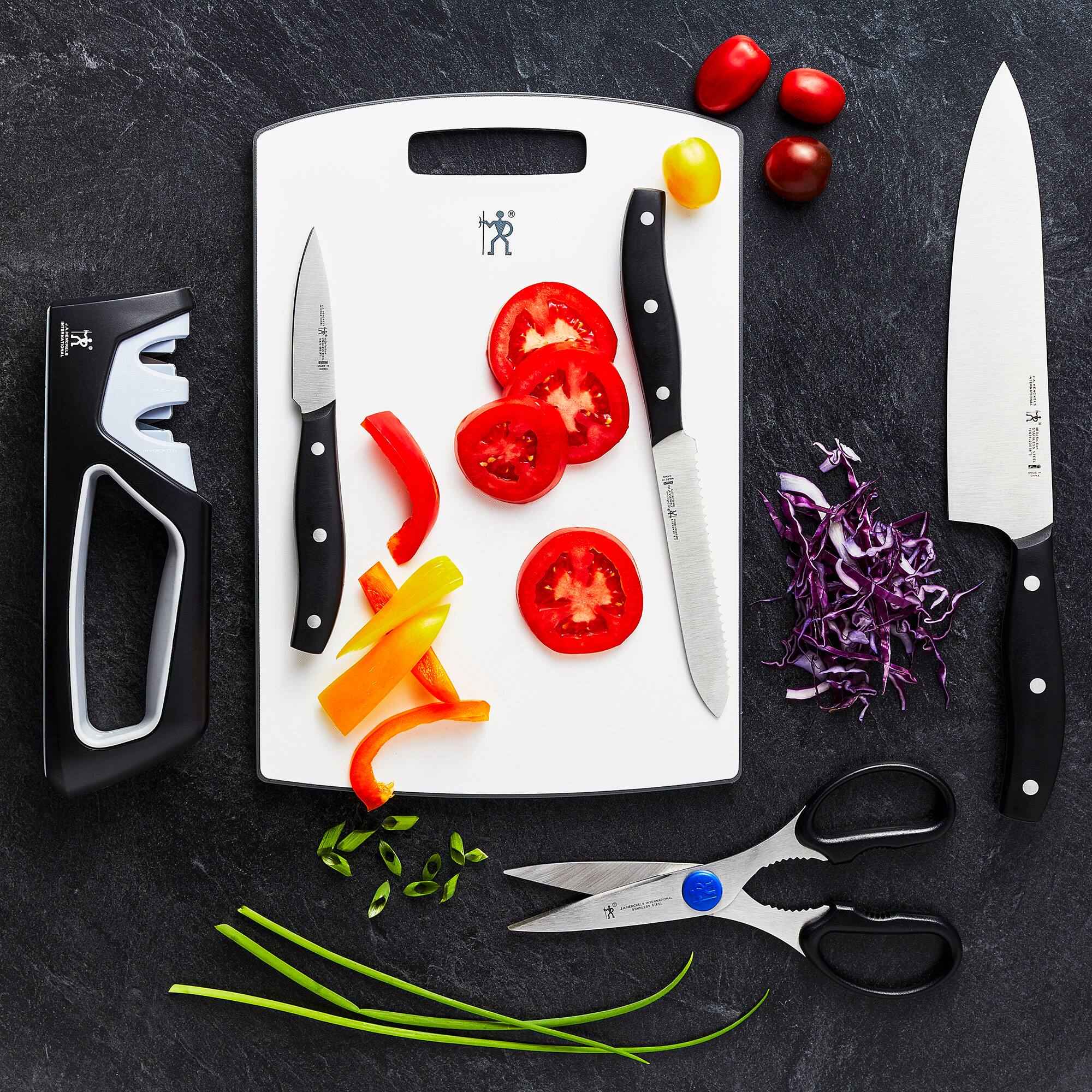 Alt View 2. Henckels - Henckels 8.5-inch x 12-inch Cutting Board - White.