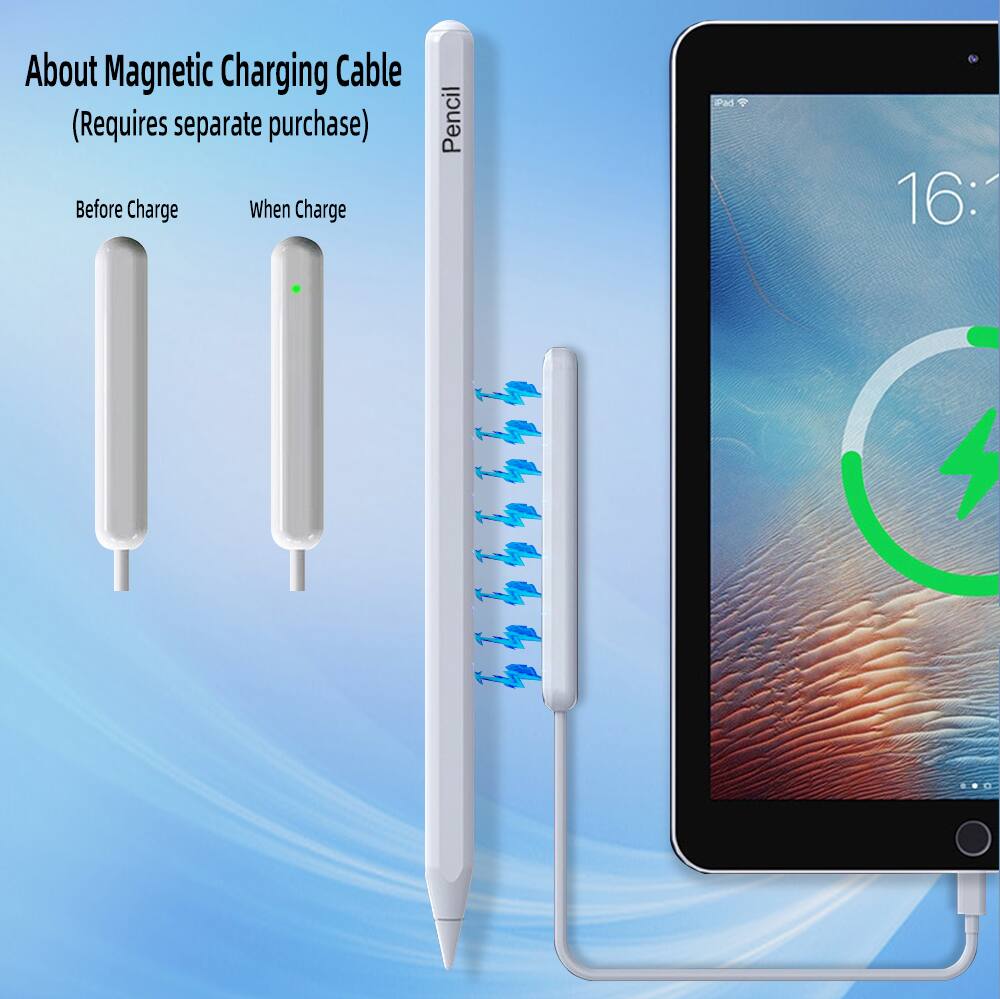 About Magnetic Charging Cable (Requires separate purchase)

Before Charge    When Charge

Pencil

16: