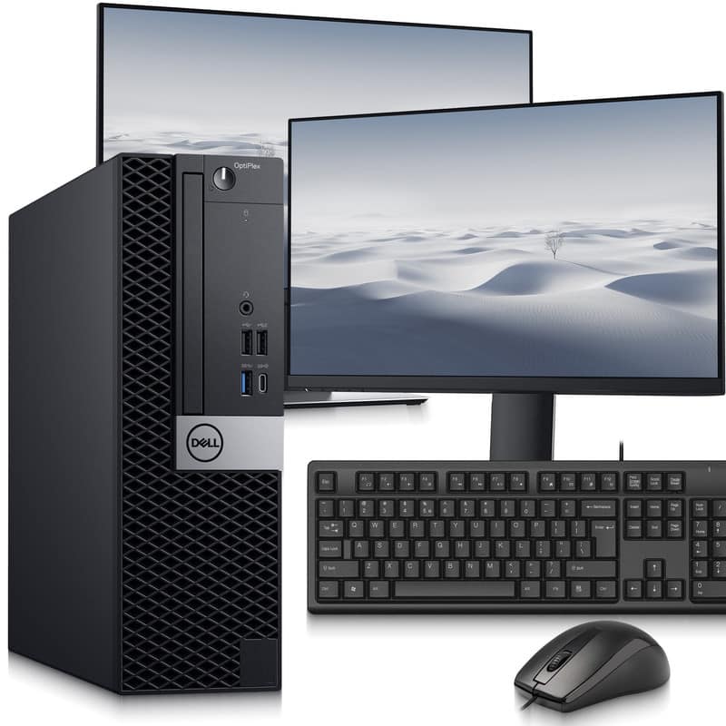 Dell Refurbished Excellent OptiPlex 3010 SFF Desktop PC Combo