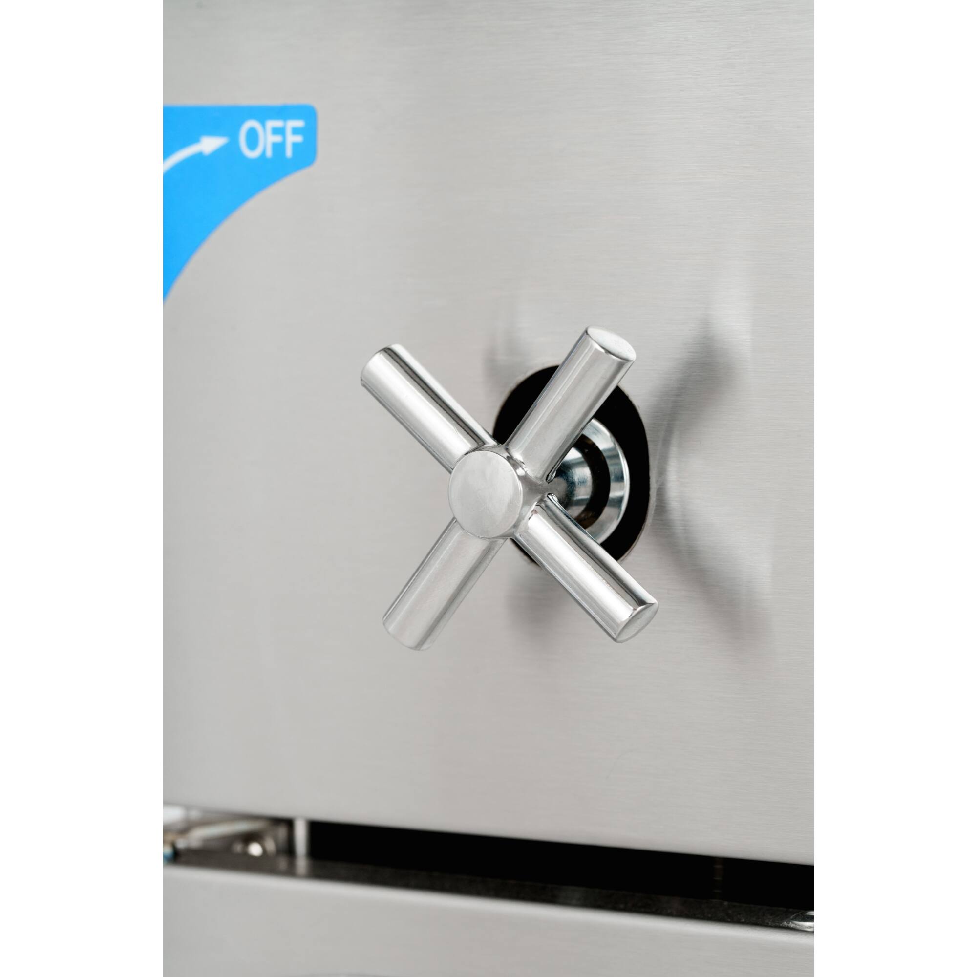 Alt View 8. Koolmore - Commercial 11 Gallon Natural Gas Stainless Steel Pasta Cooker With 6 Baskets, 70,000 BTU - Silver.