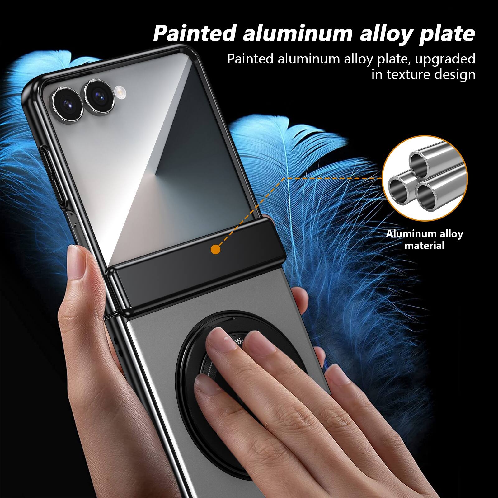 Painted aluminum alloy plate, upgraded in texture design. Aluminum alloy material.