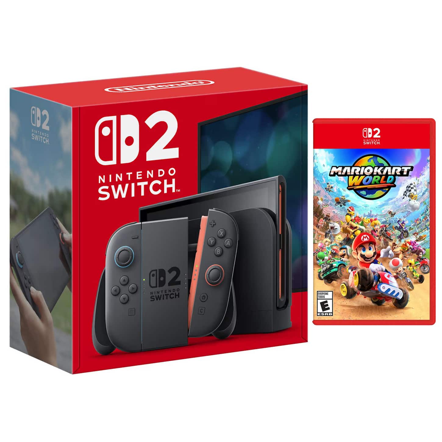 Switch 2 Video Game Console with Mario Kart World Bundle - Nintendo Switch 2