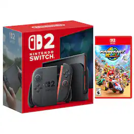Switch 2 Video Game Console with Mario Kart World Bundle - Nintendo Switch 2