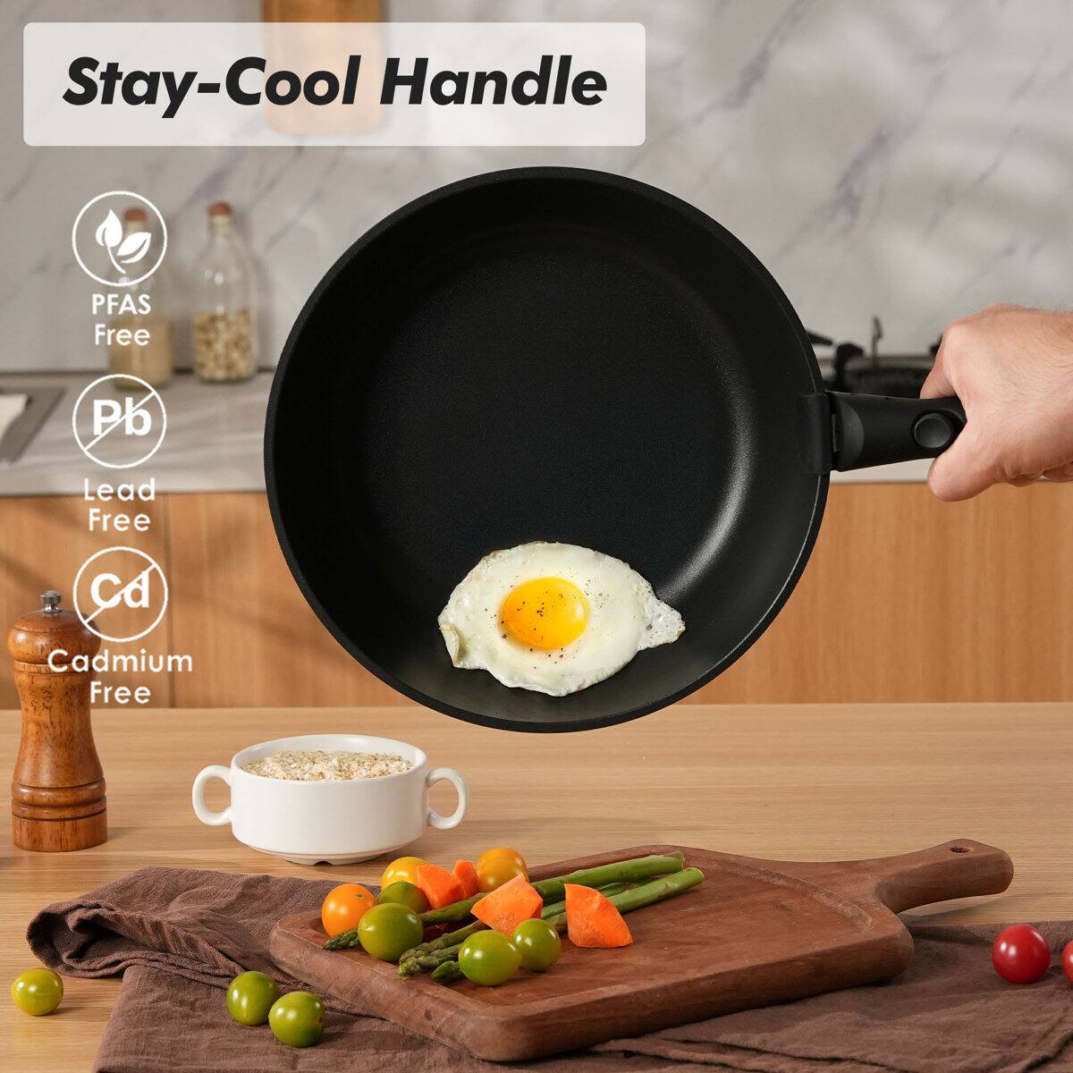 Stay-Cool Handle

PFAS Free

Pb
Lead Free

Cd
Cadmium Free