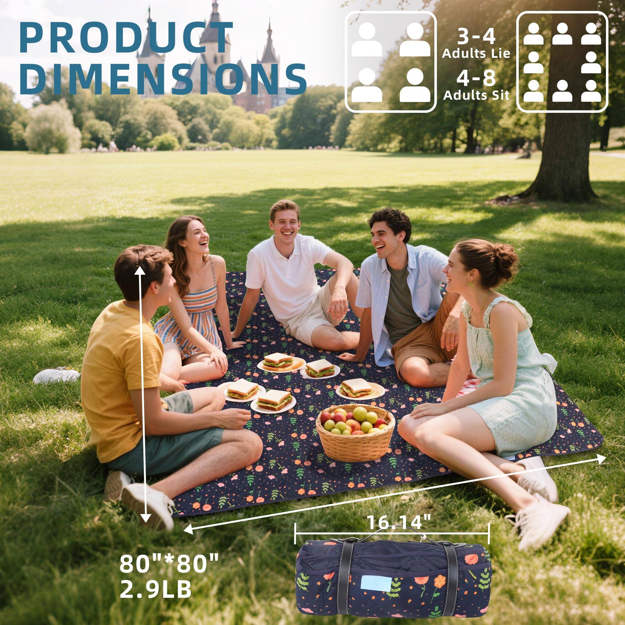 PRODUCT DIMENSIONS

3-4 Adults Lie  
4-8 Adults Sit

80" x 80"  
2.9LB

16.14"