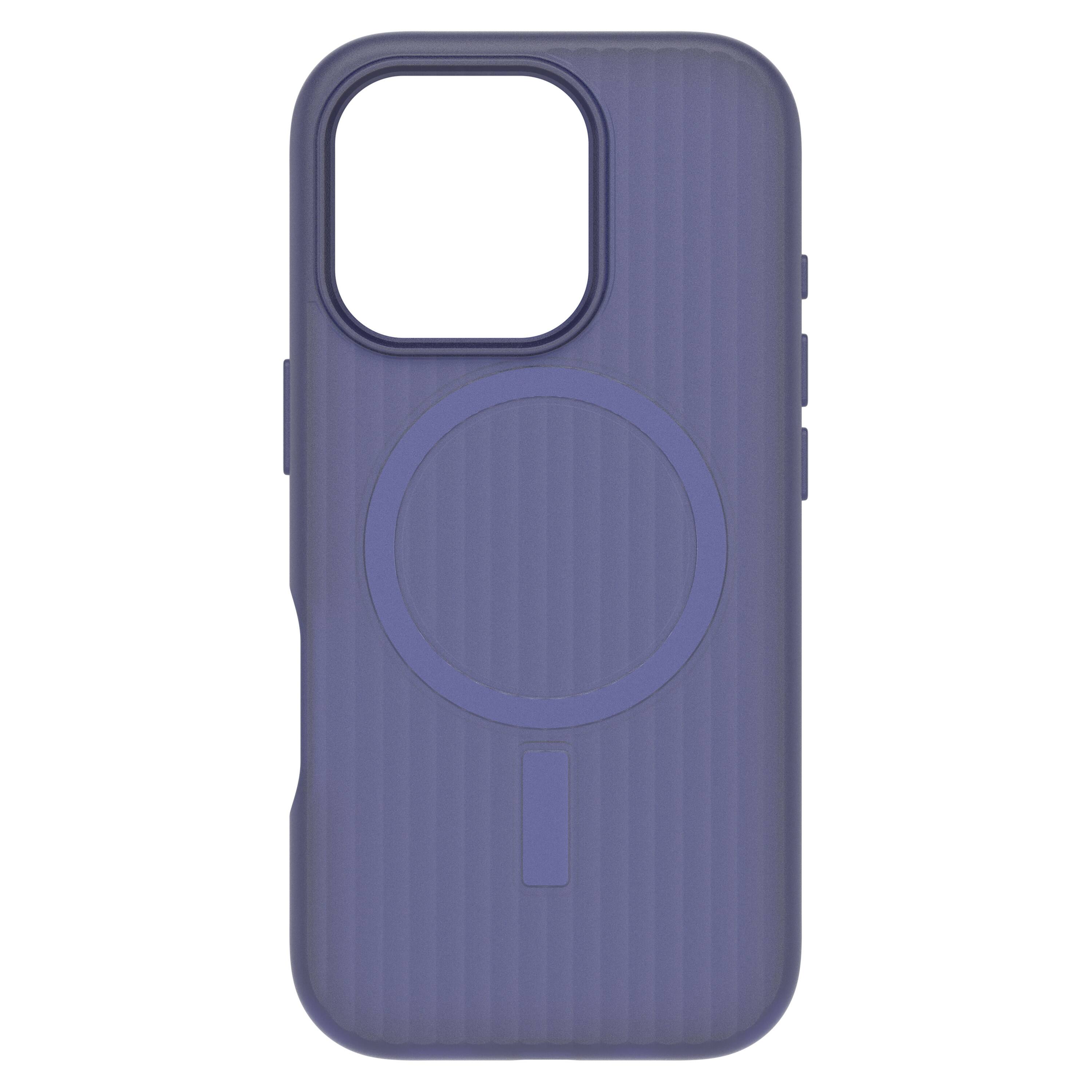 Angle. OtterBox - Symmetry Series Hard Shell for MagSafe for Apple iPhone 16 Pro - Craft Blue.