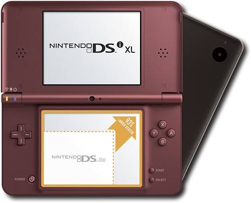 Nintendo DSi XL Burgandy Handheld System For Sale