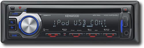 Front Standard. Kenwood - 50W x 4 MOSFET Apple® iPod®-Ready In-Dash CD Deck.