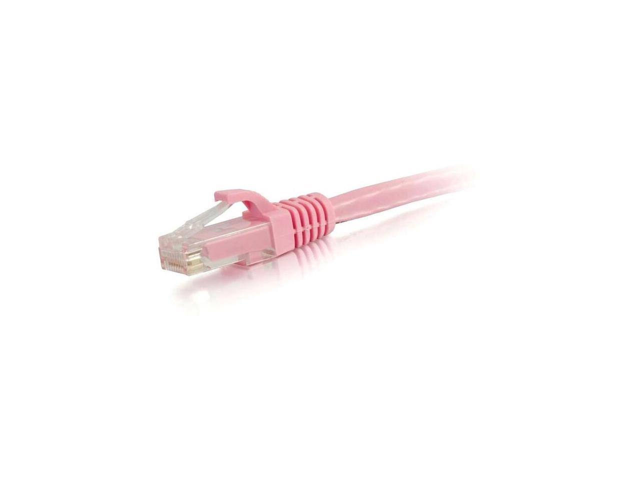 Alt View 2. Cables to Go - C2G 04055 Cat6 Cable - Snagless Unshielded Ethernet Network Patch Cable, Pink (15 Feet, 4.57 Meters).