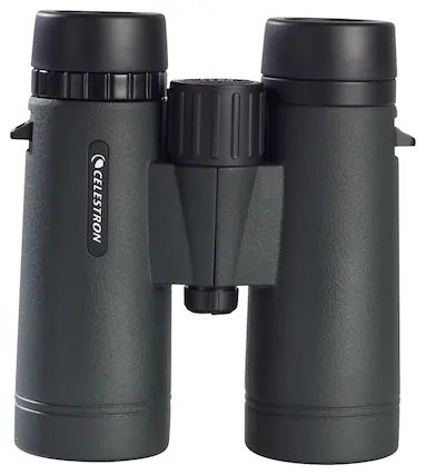 Angle. Celestron - TrailSeeker 10 x 42 Waterproof Binoculars - Green.