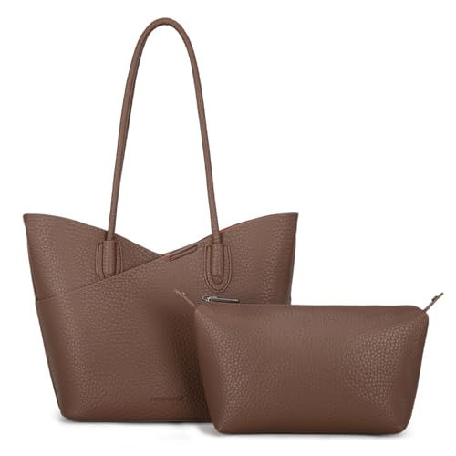 Front. Vulpecula Spade - Tote Bag for Women Hobo Shoulder Purses and Handbags - Dark Coffee.