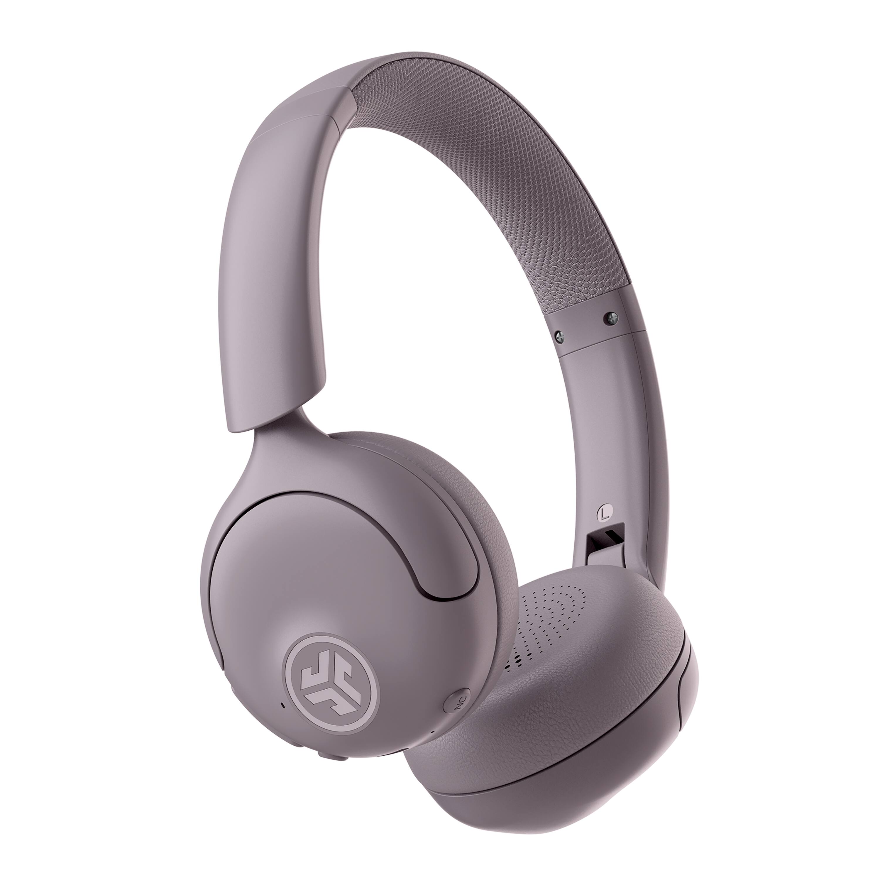 Angle. JLab - GO LUX ANC Wireless On-Ear Headphones - Mauve.