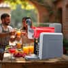 Front. Loheer - Loheer No Ice Slushie Machine for Home Professional Frozen Drink Maker with LED Display for Margaritas - Grey.