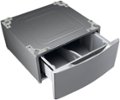 Angle Zoom. LG - 27" Laundry Pedestal with Storage Drawer - Graphite Steel.