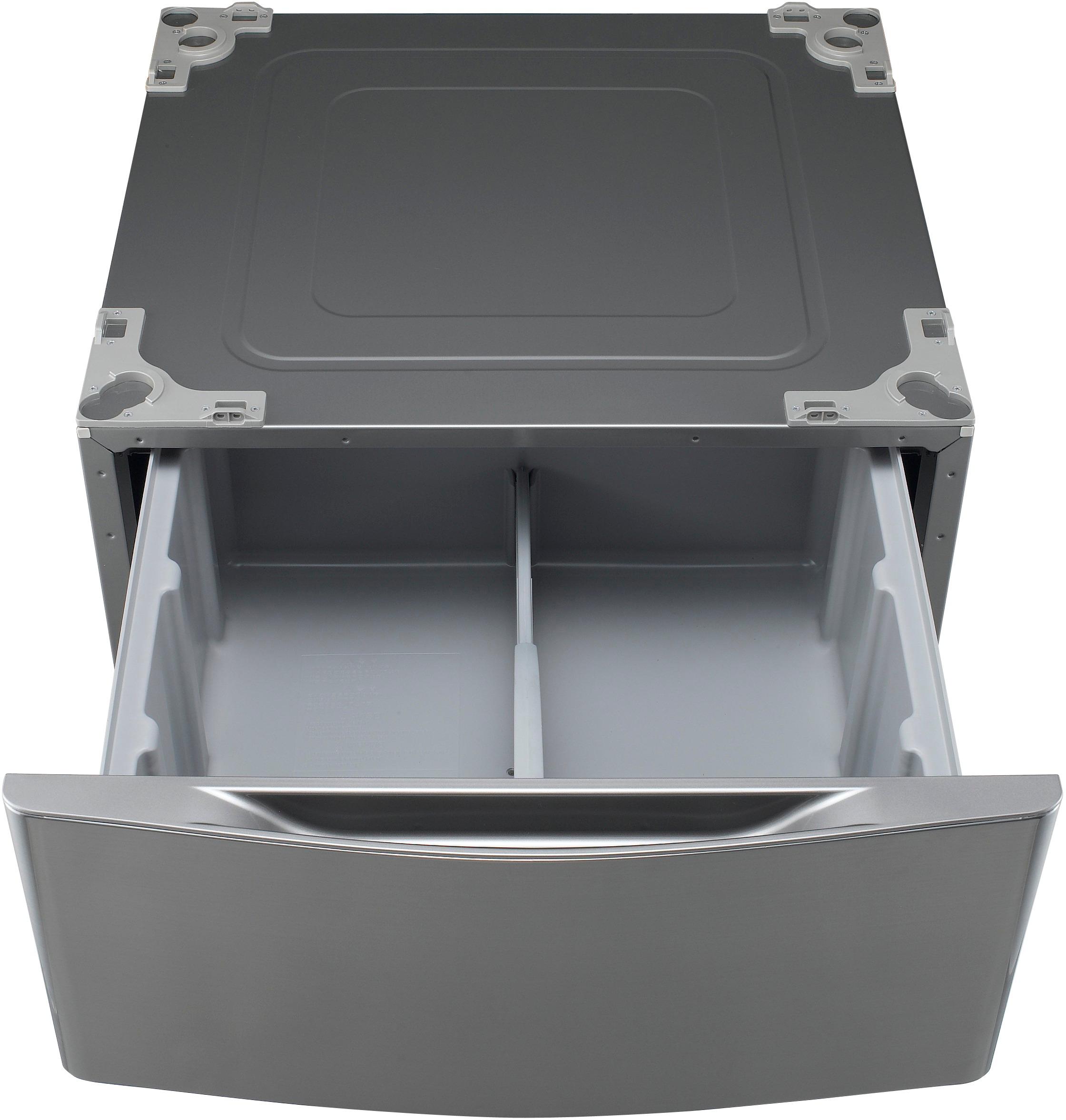 LG 27" Laundry Pedestal with Storage Drawer Graphite Steel WDP4V Best Buy