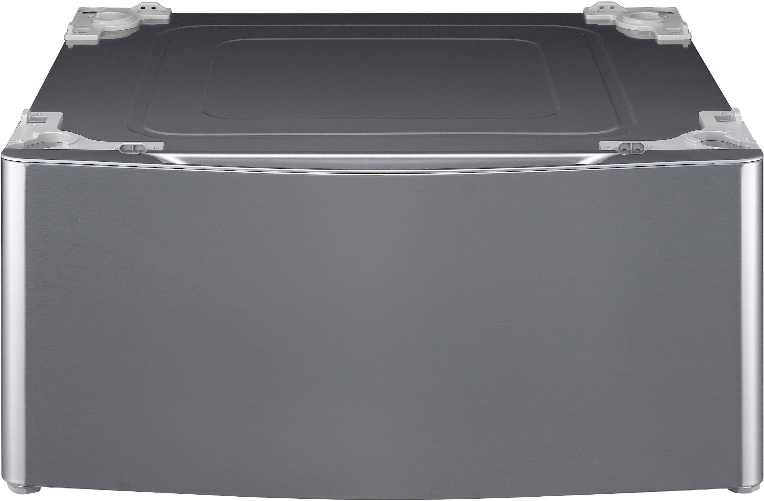 Alt View 11. LG - 27" Laundry Pedestal with Storage Drawer - Graphite Steel.