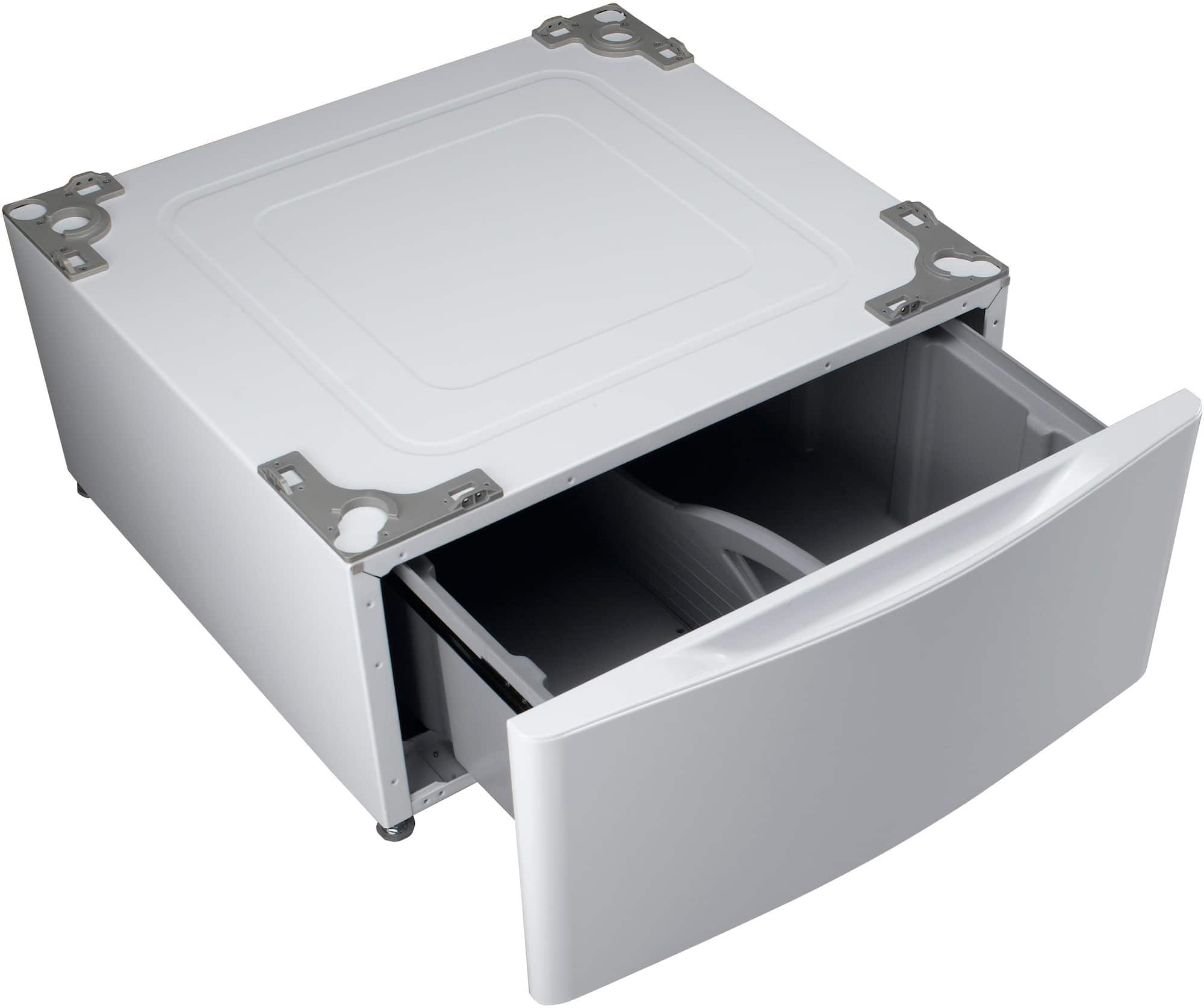 Zoom in on Angle Zoom. LG - 27" Laundry Pedestal with Storage Drawer - White.