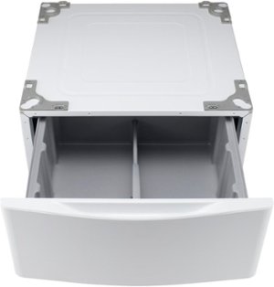 LG - 27" Laundry Pedestal with Storage Drawer - White