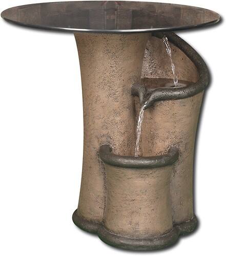 Angle Standard. Bond - Avalon Water Fountain - Tan/Chocolate.