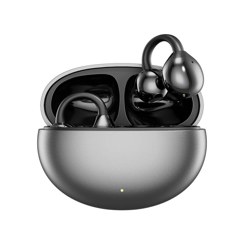 Front. Cluzine - Open-Ear Clip-On Wireless Earbuds Headphones, Spatial Sound, Directional Transmission, Ultra-Light, AI Call.